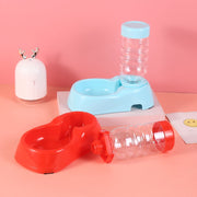 自動給水器 ウォーターボウル ペット 犬 イヌ 猫 ネコ 水やり ペットグッズ シンプル 補助 給水 水分補給 ディスペンサーボトル