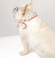 ペット用バンダナ クール  冷却 ひんやり 散歩 首 冷感 熱中症対策 犬 猫 保冷 可愛い アイスポリマー 水につけるだけ 簡単 繰り返し使える オシャレ 涼しい 花柄 フラワー ナチュラル キュート レッド オレンジ ピンク グリーン ブルー ひんやり