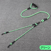 リード ダブルリード 犬 いぬ イヌ 小型犬 中型犬 ペット用品 ペットグッズ 2頭引き 牽引紐 2頭用 多頭飼い お散歩 おでかけ 外出 ピンク グリーン ローズ
