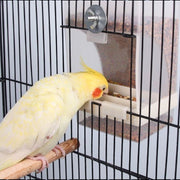 鳥用フードフィーダー バードフィーダー 自動給餌器 250g 旅行 お留守番 餌入れ 餌台 エサ入れ 小鳥 野鳥 オウム インコ ペット用品 食器 大容量