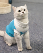 キャットウェア ドッグウェア 猫用 ネコ 犬用 イヌ ペット服 タートルネック リブ セーター ニット ハート アーガイル ボーダー かわいい おしゃれ