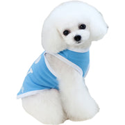 ペットウェア ドッグウェア タンクトップ ノースリーブ 洋服 犬服 犬用 猫用 カジュアル シンプル スマイル ピンク ブルー おしゃれ 小型犬 中型犬 ペット服 犬の服