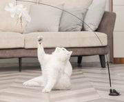 猫じゃらし 猫 ネコ おもちゃ ペットグッズ ペット用品 ネコじゃらし 羽根 羽 猫用品 猫グッズ キャットグッズ シンプル 土台