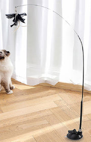 猫じゃらし 猫 ネコ おもちゃ ペットグッズ ペット用品 ネコじゃらし 羽根 羽 猫用品 猫グッズ キャットグッズ シンプル 土台