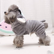 ペットコスプレ服 ペットウェア 洋服 犬用 いぬ イヌ 犬用ウェア 長袖フード付き 前ボタン パーカー風 コアラ 仮装 しっぽ かわいい お散歩 お出かけ