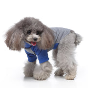 ペットウェア ドッグウェア トレーナー カットソー ペット用品 小型犬 猫 袖付き リブ メロウフリル ボーダー 横縞 おしゃれ