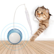 猫じゃらし 電動 おもちゃ ペット用品 猫用 玩具 キャットトイ キャットトーイ サウンドボール 転がる 羽 ペットグッズ 遊び ストレス解消 運動不足解消