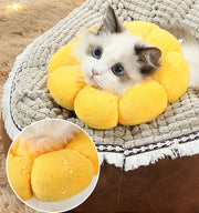 エリザベスカラー ペット用品 犬用品 猫用品 ペットグッズ クッション 柔らかい ソフト 術後 傷舐め防止 傷口保護 花 フラワー ドッグ キャット おしゃれ かわいい