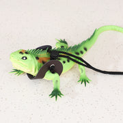 ハーネス リード セット 爬虫類 小動物用 胴輪 3サイズ リーシュ 牽引紐 トカゲ ハムスター 部屋んぽ お出掛け 通院 ペット用品 ペットグッズ