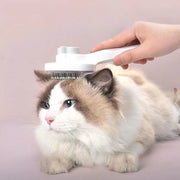 スリッカーブラシ 猫用 犬用 ネコ イヌ プッシュ ワンタッチ ペット用品 ペットグッズ グルーミング用品 お手入れ ブラシ コーム 抜け毛取り 毛玉取り ソフト 柔らか素材 グルーミング 水洗い 防水 便利 簡単 シンプル