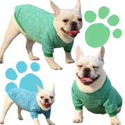 ペットウェア ドッグウェア ニット 袖あり 犬服 犬用品 ペット用品 小型犬 中型犬 杢 無地 単色 シンプル おしゃれ かわいい お散歩