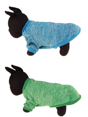 ペットウェア ドッグウェア ニット 袖あり 犬服 犬用品 ペット用品 小型犬 中型犬 杢 無地 単色 シンプル おしゃれ かわいい お散歩