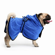 ペット用バスローブ バスタオル 犬用 猫 ペットウェア フード付き マイクロファイバー おしゃれ 犬用品 猫用品 面ファスナー マジック テープ ポンチョ風 腰紐 腰ひも タオル ドッグウェア ペット服 犬服 小型犬 中型犬 オールシーズン ドッグドライイングコート ペット用手入れ用品 バス用品 ガウン 水遊び ギフト お風呂 雨の日 カジュアル パイピング ブラウン 茶 ブルー 青 グレー 灰 XS S
