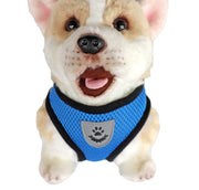 ハーネス リード 2点セット 小型犬 いぬ イヌ ペット用品 バックル メッシュ 通気性 反射材 調節可能 散歩 紐 ロープ