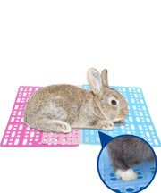 小動物用すのこ スノコ ケージマット 休足マット シート メッシュ 穴あき ペット用品 ペットグッズうさぎ ウサギ チンチラ モルモット リス 長方形 プラスチック 水洗い可 シンプル