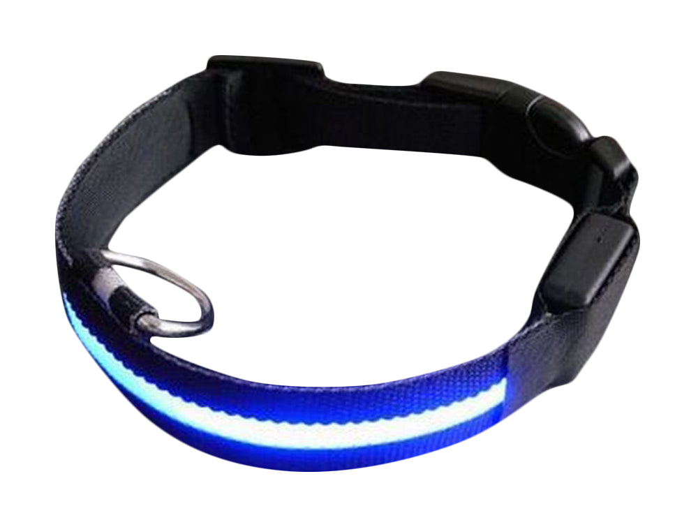 LED首輪 光る首輪 犬用首輪 首輪 LEDライト LED ブルー バリエーション画像