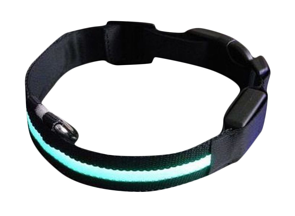 LED首輪 光る首輪 犬用首輪 首輪 LEDライト LED グリーン バリエーション画像