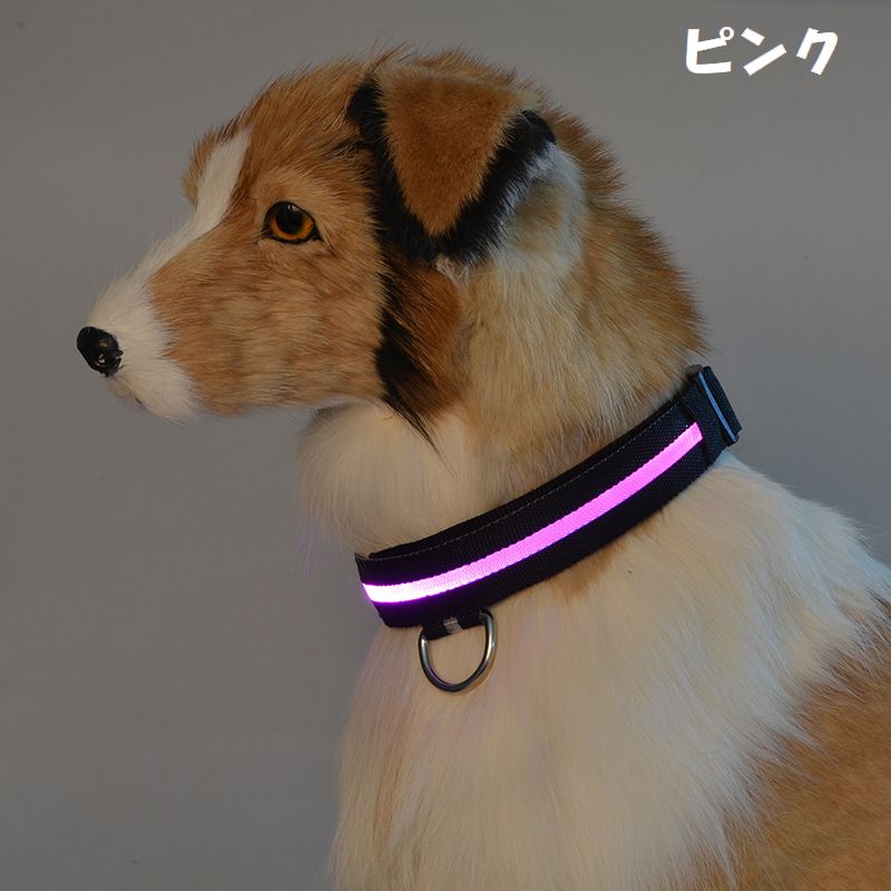 LED首輪 光る首輪 犬用首輪 首輪 LEDライト LED 商品画像2