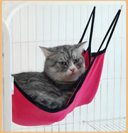 ペット用ベッド ハンモック 猫 ねこ ペット 寝床 寝具 吊り下げ 吊り型 フック付き フリース シンプル もこもこ ケージ 小型犬 休憩 昼寝 睡眠 室内 屋内 グレー 青 ローズ色