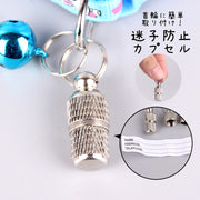 ペット用品 ドッグ キャット アクセサリー ペンダント ネックストラップ 迷子防止 脱走対策 ドッグタグ 小型犬 中型犬 大型犬 メモ入れ カプセル 首輪取り付け 2.3cm