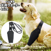 犬用サポーター 1枚 単品 関節保護 傷舐め防止 ペット用サポーター サポーター プロテクター メッシュ 通気性 保護 左右兼用 ペット シンプル 大型犬 中型犬 前足 後ろ足 サポート ペット用品 ペットグッズ