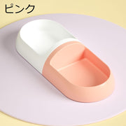 ペット用食器 フードボウル ペット用 犬 イヌ 猫 ネコ ウォーターボウル エサ入れ 水入れ ペット用品 ペットグッズ 餌やり 楕円 シンプル