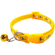 首輪 イヌ 小型犬 猫 ネコ 小動物 ペットグッズ ペット用品 Dカン付き プラバックル 鈴 ハート ピンク ブルー ブラック カジュアル ポップ シンプル かわいい キュート