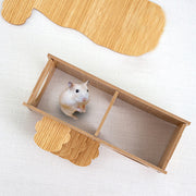 小動物用ハウス ハムスターハウス ハウス 家 おうち 小屋 階段 はしご 小動物用 ハムスター用 小動物用品 ペット用品 お世話グッズ 木製 かわいい おしゃれ