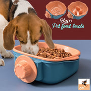 ペット用 フードボール 餌入れ 犬 猫 ペット用食器 餌皿 早食い防止 高さ調整 ゲージ 取付 固定 肉球 突起 洗える 清潔 イヌ ネコ 小動物 お皿