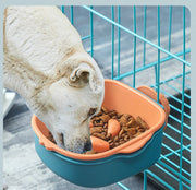 ペット用 フードボール 餌入れ 犬 猫 ペット用食器 餌皿 早食い防止 高さ調整 ゲージ 取付 固定 肉球 突起 洗える 清潔 イヌ ネコ 小動物 お皿