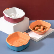 ペット用 フードボール 餌入れ 犬 猫 ペット用食器 餌皿 早食い防止 高さ調整 ゲージ 取付 固定 肉球 突起 洗える 清潔 イヌ ネコ 小動物 お皿