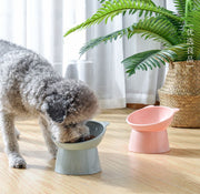 ペット用食器 フードボウル ウォーターボウル 単品 1個 スタンド 猫型 ペット用 ペット用品 ペットグッズ エサ入れ 水入れ 猫 ネコ 犬 イヌ 滑り止め ラメ クリア 透明 お洒落 かわいい シンプル