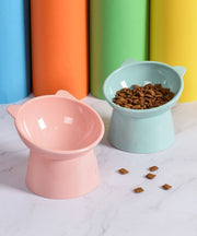 ペット用食器 フードボウル ウォーターボウル 単品 1個 スタンド 猫型 ペット用 ペット用品 ペットグッズ エサ入れ 水入れ 猫 ネコ 犬 イヌ 滑り止め ラメ クリア 透明 お洒落 かわいい シンプル