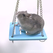 小動物用ブランコ ペット用おもちゃ ハムスター リス 小鳥 揺れる ペット用品 ペットトイ オモチャ 運動器具 かわいい
