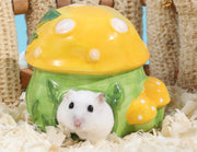 小動物用ハウス ハムスターハウス リス ペット用品 陶器 家 小屋 寝床 隠れ家 お部屋 可愛い おしゃれ 木 蜂 きのこ ひんやり ペットグッズ