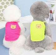 ペットウェア 犬服 猫服 キャミソール ドッグウェア 袖なし プルオーバー クマ 犬の服 猫の服 ペットの服 ペット用品 キャットウェア 可愛い 散歩 お出かけ イヌ服 ネコ服 ペットグッズ