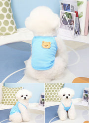 ペットウェア 犬服 猫服 キャミソール ドッグウェア 袖なし プルオーバー クマ 犬の服 猫の服 ペットの服 ペット用品 キャットウェア 可愛い 散歩 お出かけ イヌ服 ネコ服 ペットグッズ