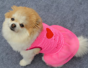 ペット用 犬猫兼用 洋服 ワンピース ノースリーブ 袖なし チュールスカート チュチュスカート オーガンジー キラキラ ハート 刺繍 犬の服 可愛い かわいい 超小型犬 小型犬 犬用 イヌ用 いぬ用 猫用 ネコ用 ねこ用 XS S M L ドッグウェア ドッグウエア ピンク 紫