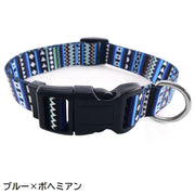首輪 カラー 犬用 猫用 ペット用品 バックル ボヘミアン 花 フラワー チェック 幾何学 可愛い おしゃれ カラフル サイズ調節可 散歩 おでかけ ペットグッズ いぬグッズ イヌ ねこ ネコ