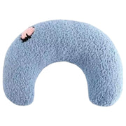 ペット用クッション 猫 犬 ねこ いぬ ペット 枕 まくら ピロー U字型 アーチ型 かわいい 可愛い シンプル あごのせ 顎乗せ 小型犬 お昼寝 休憩 いちご柄 チェリー柄 桃柄 柚子柄
