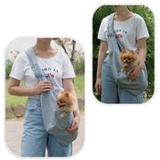 ペット用スリング ペットスリング ドッグスリング 斜め掛けキャリーバッグ 犬用 小型犬 猫 ドッグ キャット 抱っこ紐 ペット用品 おしゃれ リバーシブル 無地 ドット柄 抱っこ紐 ショルダー 小物入れポケット スマホ収納 フック ポケット 便利