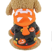 ペットウエア つなぎ カバーオール ドッグウエア 犬服 ドッグ ペット用品 犬用品 犬 袖あり ハロウィン かぼちゃ クモ 魔女 ポリス ブラック パープル オレンジ かわいい かっこいい おしゃれ おでかけ デザイン豊富
