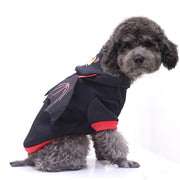 ペットウエア つなぎ カバーオール ドッグウエア 犬服 ドッグ ペット用品 犬用品 犬 袖あり ハロウィン かぼちゃ クモ 魔女 ポリス ブラック パープル オレンジ かわいい かっこいい おしゃれ おでかけ デザイン豊富