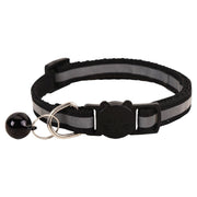 猫用首輪 カラー ペット用品 ネコ アクセサリー チョーカー 首飾り 鈴付き 反射 バイカラー セーフティバックル 安全バックル