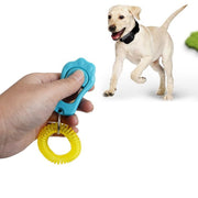 ペット用クリッカー 犬笛 ペット用品 犬 イヌ トレーニング 肉球 訓練 しつけ リストストラップ付き 3段階 音量切替え 室内 屋外 夜間 可愛い カラバリ豊富
