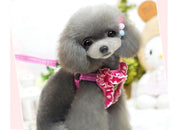 ハーネス リード セット ペット用品 小型犬 中型犬 猫 散歩 可愛い レース フリル フレア ドット柄 メッシュ 通気性 胴輪 ベスト 胸あて 牽引ロープ お散歩紐 リーシュ 引きひも 簡単装着 着脱簡単 ワンタッチバックル パイピング ロゴ 水玉模様 総柄 プリント かわいい おしゃれ お洒落 いぬ イヌ ドッグ DOG ねこ ネコ キャット CAT お出かけ