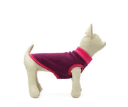 ドッグウェア 犬服 ベスト ペット 小型犬 猫 洋服 フリース 防寒 暖かい 秋冬 ノースリーブ ハーフジップ スタンドカラー