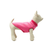 ドッグウェア 犬服 ベスト ペット 小型犬 猫 洋服 フリース 防寒 暖かい 秋冬 ノースリーブ ハーフジップ スタンドカラー