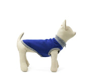 ドッグウェア 犬服 ベスト ペット 小型犬 猫 洋服 フリース 防寒 暖かい 秋冬 ノースリーブ ハーフジップ スタンドカラー