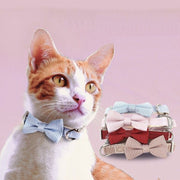 ペット用首輪 猫 犬 小型犬 ペット用品 ペットグッズ ワンタッチバックル リボン ウサギ クマ チェック 千鳥格子 グレンチェック 蝶ネクタイ風 かわいい デザイン豊富